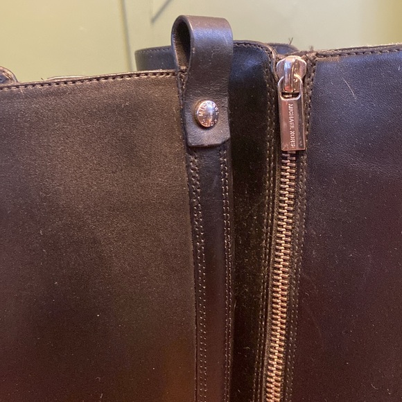 Michael Kors riding boots in the color black. - Picture 4 of 4